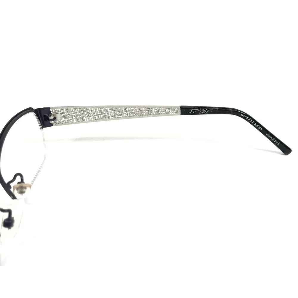 J.F. Rey Eyeglasses Frame JF2590 2013 Matte Purple Silver Woven Webbed 54-15-145